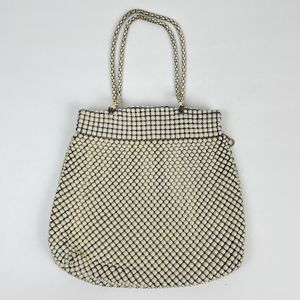 Whiting & Davis Alumesh Double Handle Bag Purse Handbag‎ Evening